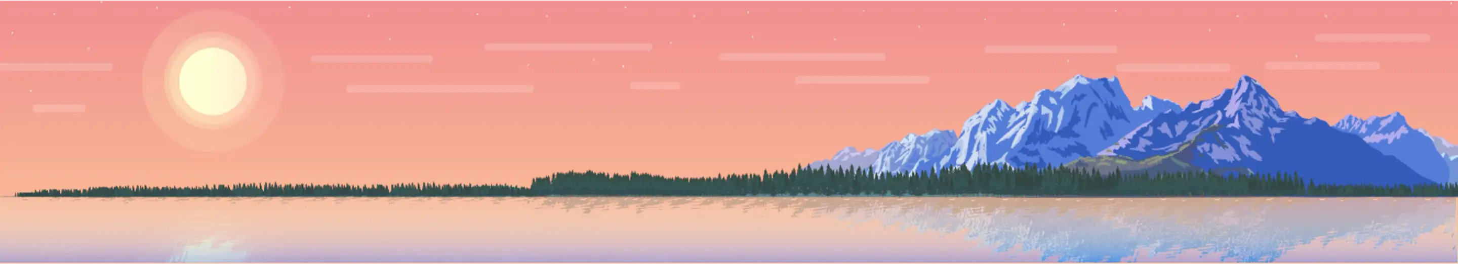 Alaska regional illustration during the day