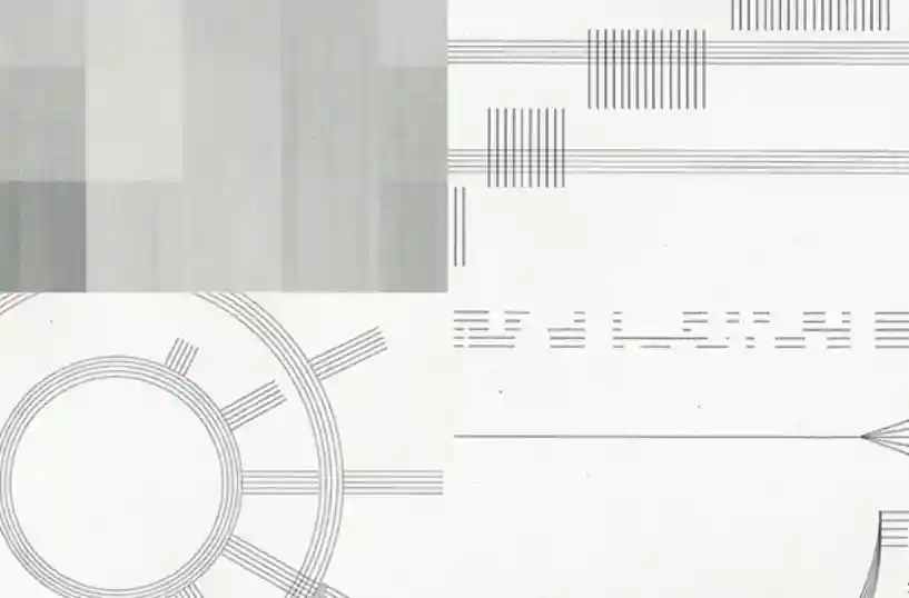 Einstein on the Beach typographic visual test