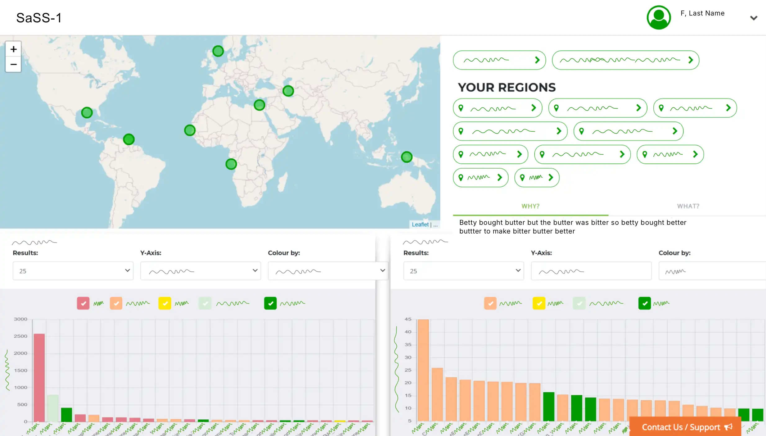 SaSS-1 landing page before redesign