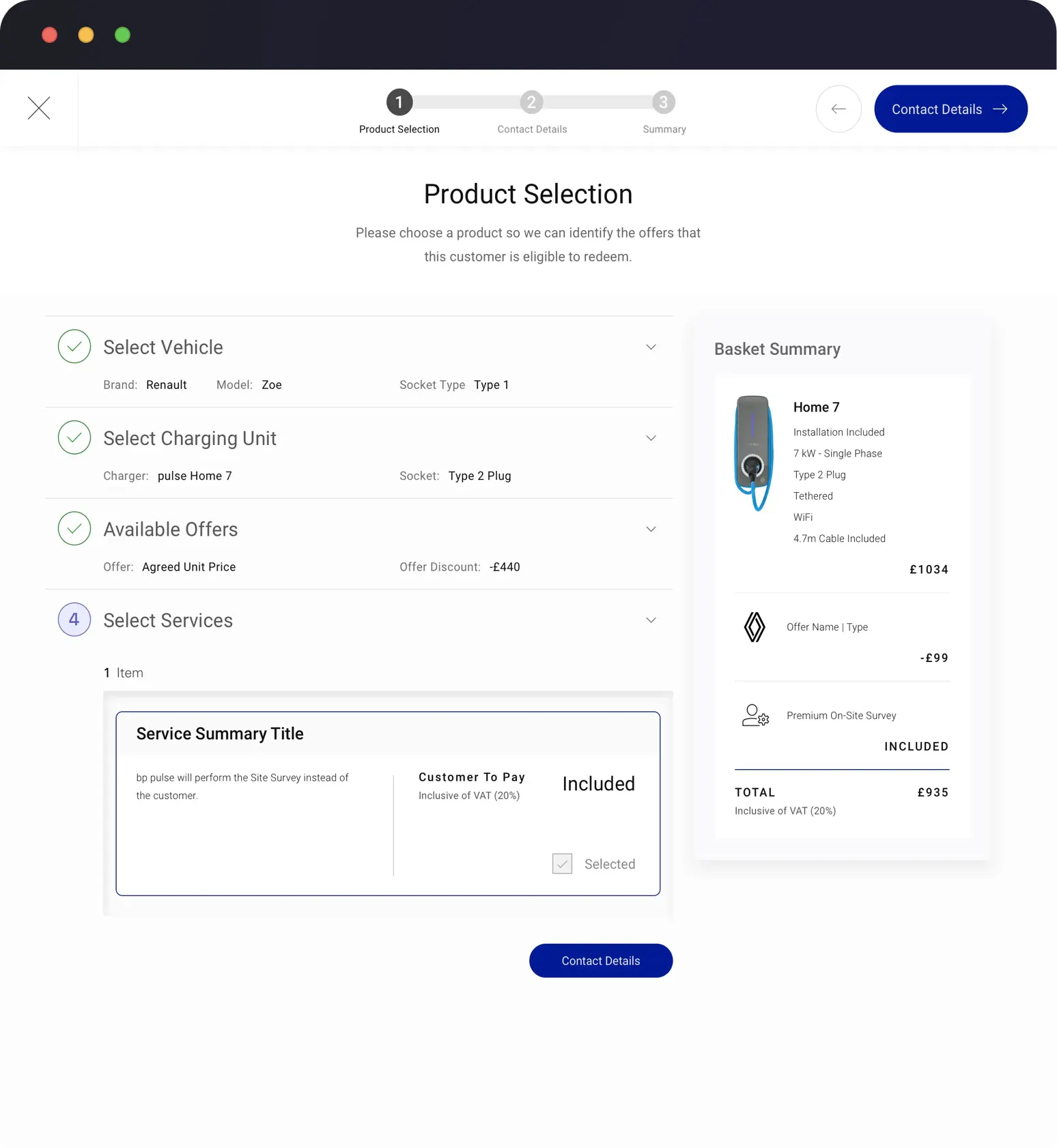 SaSS platform redesign outcome screen 2