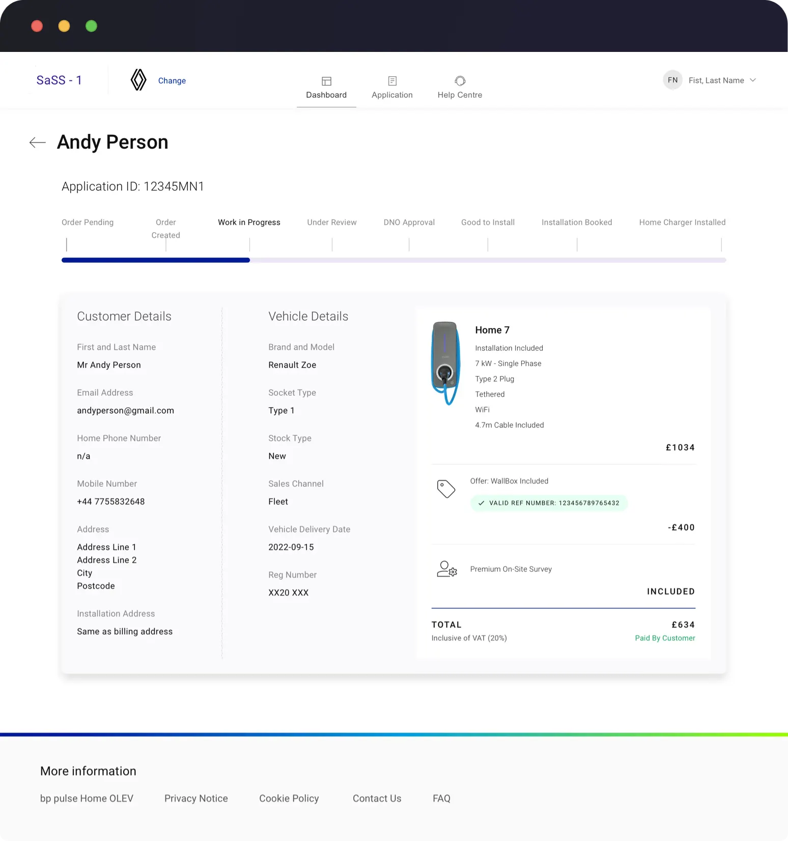 SaSS platform redesign outcome screen 3