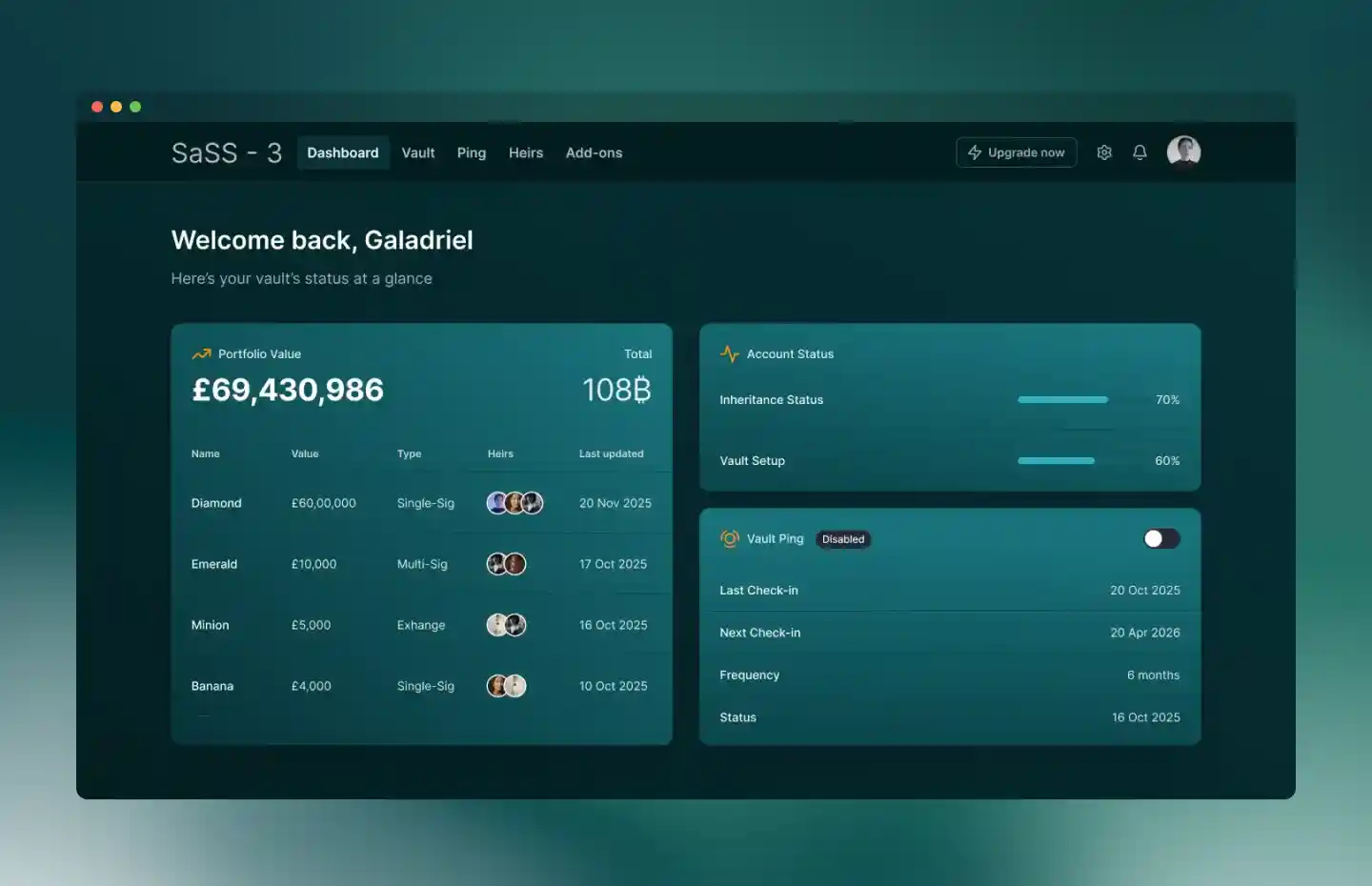 Finance company case study card